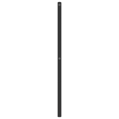 Hoofdbord 75 cm metaal zwart 4