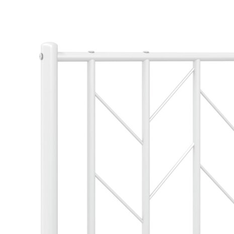 Hoofdbord 75 cm metaal wit 6