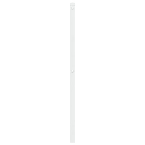 Hoofdbord 75 cm metaal wit 5