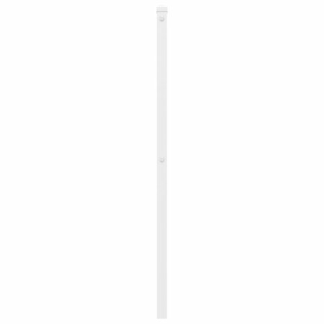 Hoofdbord 80 cm metaal wit 5