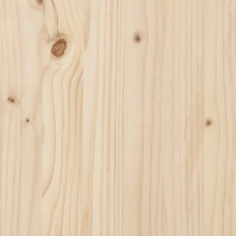 Hoofdbord 126x4x100 cm massief grenenhout 5