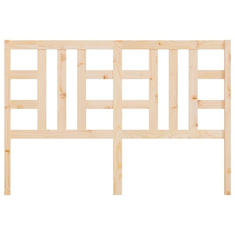 Hoofdbord 126x4x100 cm massief grenenhout 4