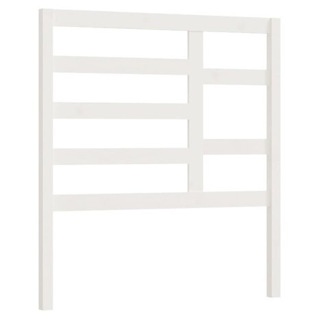 Hoofdbord 96x4x104 cm massief grenenhout wit 2