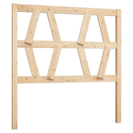 Hoofdbord 96x4x100 cm massief grenenhout 2