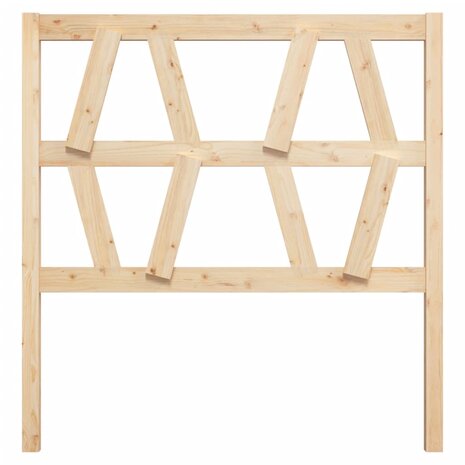 Hoofdbord 96x4x100 cm massief grenenhout 3