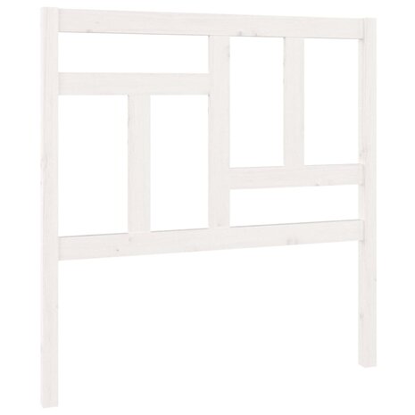 Hoofdbord 95,5x4x100 cm massief grenenhout wit 2