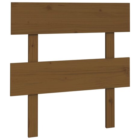 Hoofdbord 93,5x3x81 cm massief grenenhout honingbruin 2