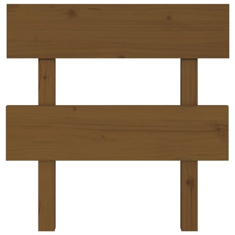 Hoofdbord 93,5x3x81 cm massief grenenhout honingbruin 3