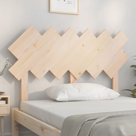 Hoofdbord 122,5x3x80,5 cm massief grenenhout 3