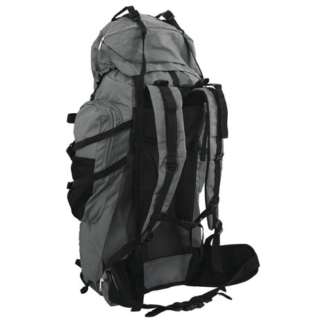 Wandelrugzak 100 L oxford stof grijs 3