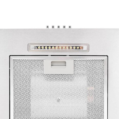 Wandafzuigkap 756 m³/u LED 60 cm roestvrij staal 5