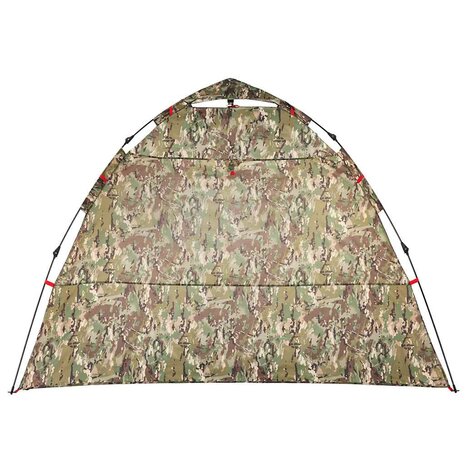 Tent 4-persoons snelontgrendeling camouflage 7