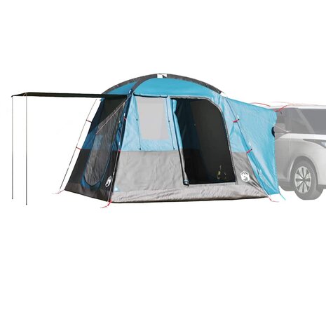 Autotent 4-persoons waterdicht blauw 1