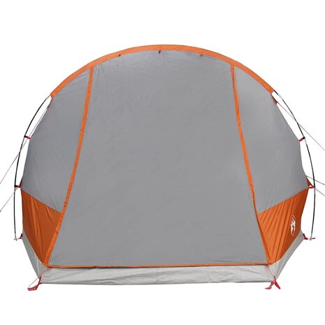 Autotent 2-persoons waterdicht grijs en oranje 8