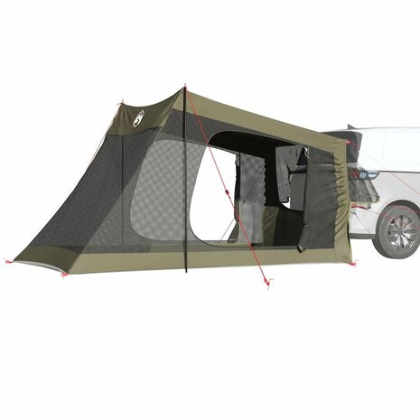 Autotent 2-persoons olijfgroen waterdicht 4