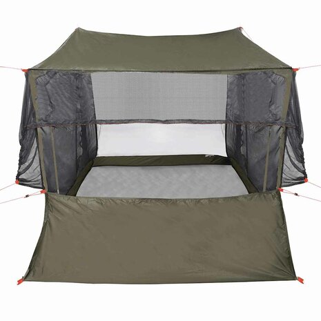 Autotent 2-persoons olijfgroen waterdicht 8