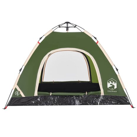 Tent 3-persoons snelontgrendeling groen 8