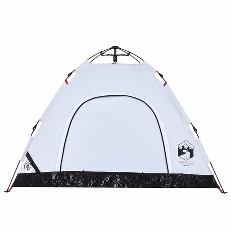 Tent 3-persoons snelontgrendeling verduisterende stof wit 7