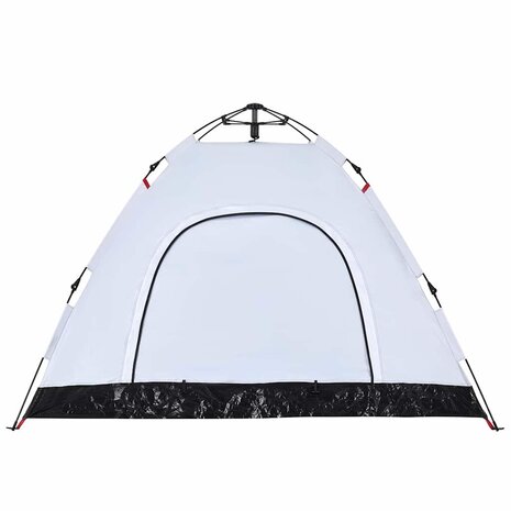 Tent 3-persoons snelontgrendeling verduisterende stof wit 9