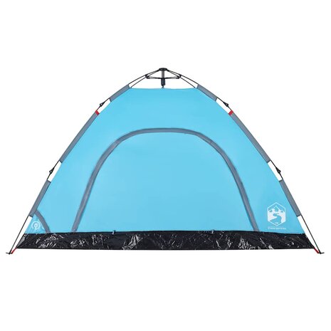 Tent 4-persoons snelontgrendeling blauw 7