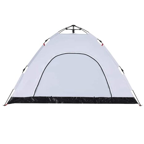 Tent 4-persoons snelontgrendeling verduisterende stof wit 9