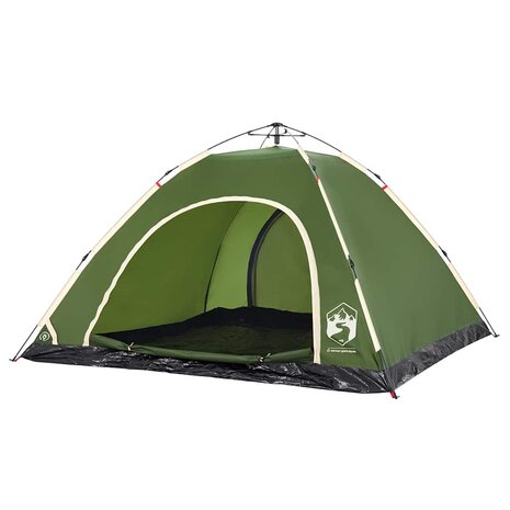 Tent 5-persoons snelontgrendeling groen 4