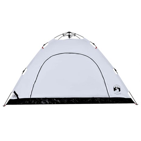Tent 5-persoons snelontgrendeling verduisterende stof wit 6