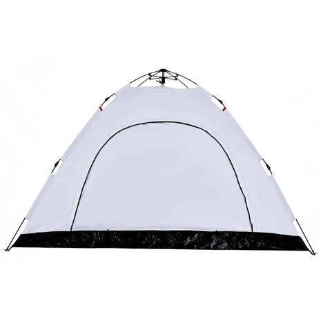 Tent 5-persoons snelontgrendeling verduisterende stof wit 9