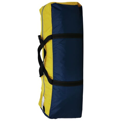 Tent 9-persoons polyester blauw en geel 7