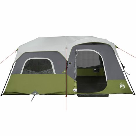 Tent 9-persoons waterdicht met LED lichtblauw 5
