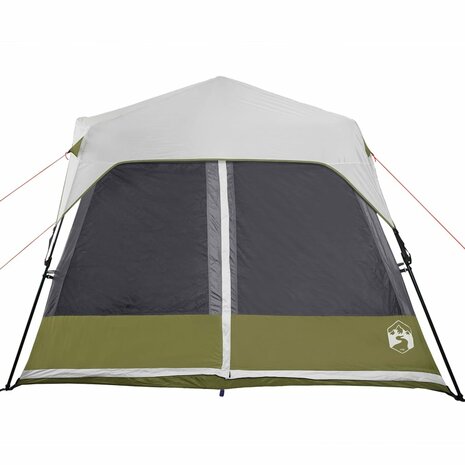 Tent 9-persoons waterdicht met LED lichtblauw 8