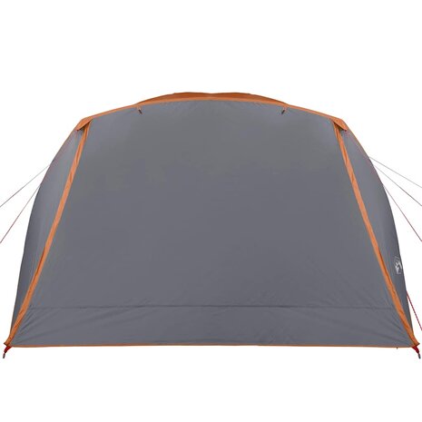 Tent met luifel 4-persoons waterdicht oranje 6