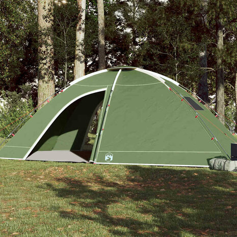 Tent 8-persoons waterdicht groen 1
