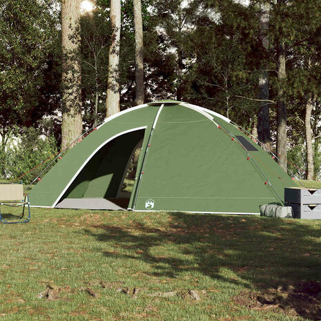 Tent 8-persoons waterdicht groen 3