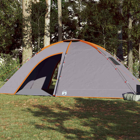 Tent 8-persoons waterdicht oranje 1