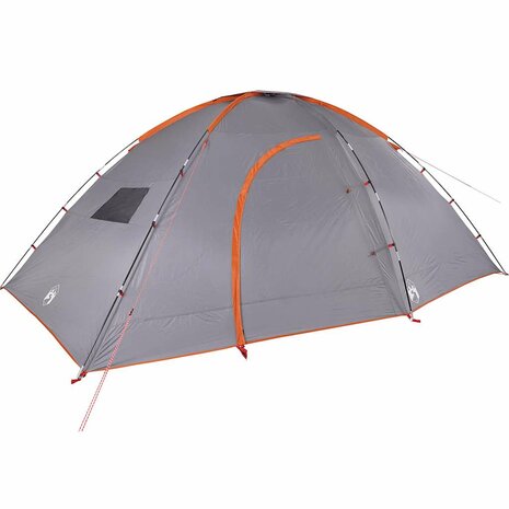 Tent 8-persoons waterdicht oranje 4