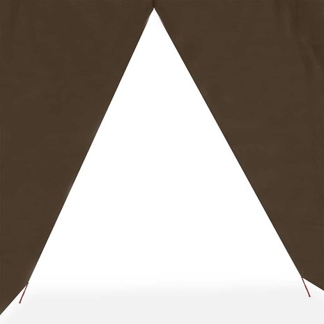 Kampeerluifel waterdicht 306x306 cm bruin 6