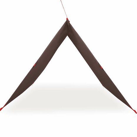 Kampeerluifel waterdicht 366x306 cm bruin 4
