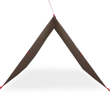 Kampeerluifel waterdicht 406x306 cm bruin 4
