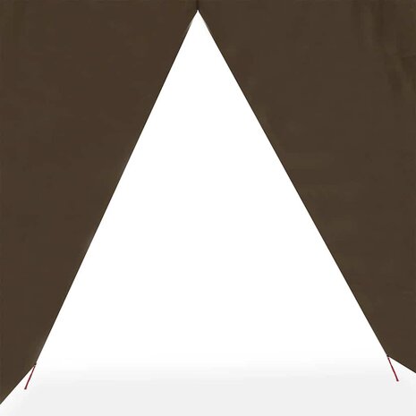 Kampeerluifel waterdicht 406x306 cm bruin 6