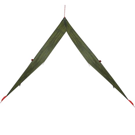Kampeerluifel waterdicht 406x306 cm camouflage 4