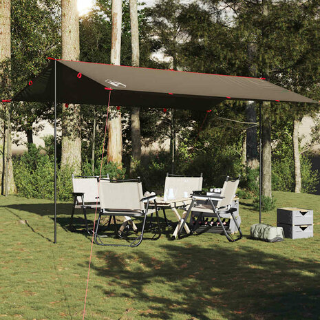 Kampeerluifel waterdicht 506x306 cm bruin 3