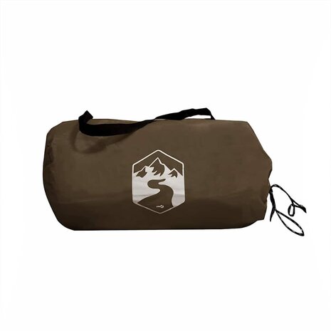 Kampeerluifel waterdicht 438x376x212 cm bruin 9