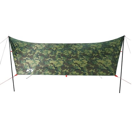 Kampeerluifel waterdicht 438x376x212 cm camouflage 5