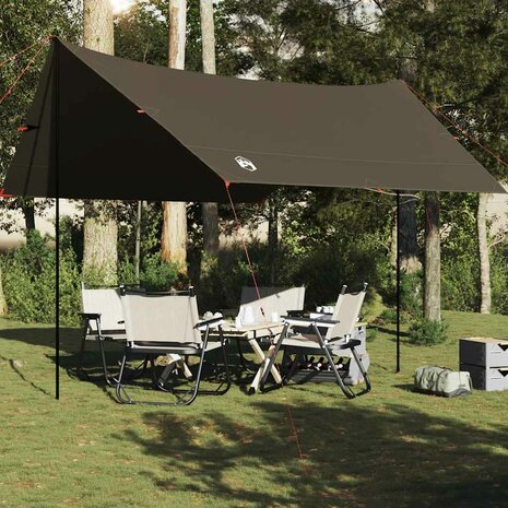 Kampeerluifel waterdicht 462x306x211 cm bruin 1