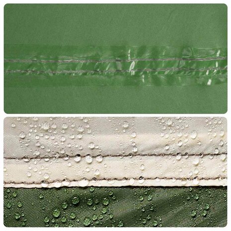 Kampeerluifel waterdicht 500x294 cm groen 8