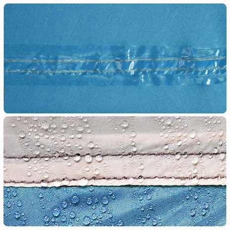 Kampeerluifel waterdicht 500x294 cm blauw 7