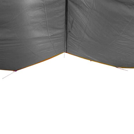 Kampeerluifel waterdicht 500x294 cm grijs en oranje 5