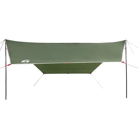 Kampeerluifel waterdicht 430x380x210 cm groen 5