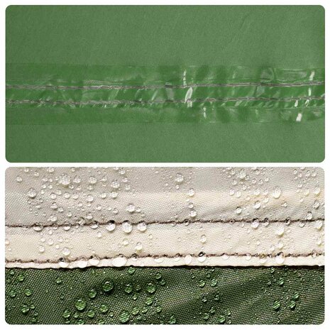 Kampeerluifel waterdicht 460x305x210 cm groen 8